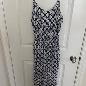 GAP Blue/White Sun dress Large